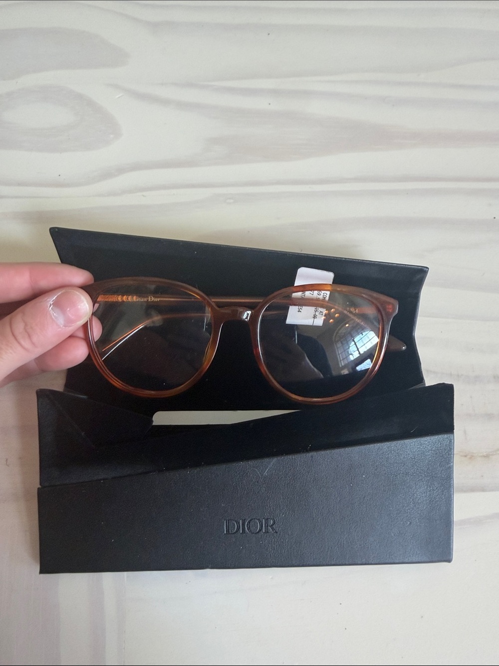 Dior Men’s Round Acetate Sunglasses - Tortoiseshell Brown